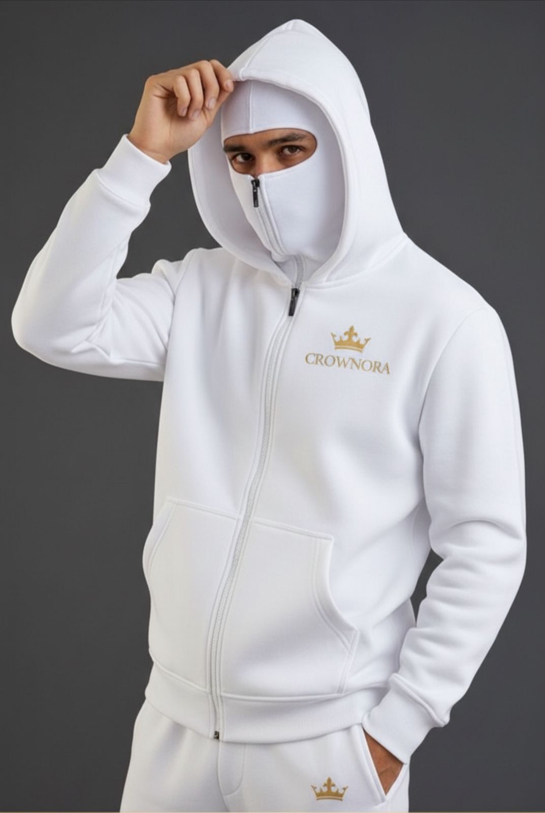 Ninja Hoodie White